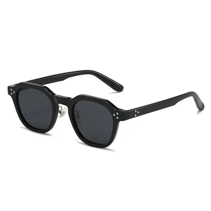 UVLAIK lunettes de soleil polarisées pour femmes MensTR90 carré polygone Vintage lunettes de soleil
