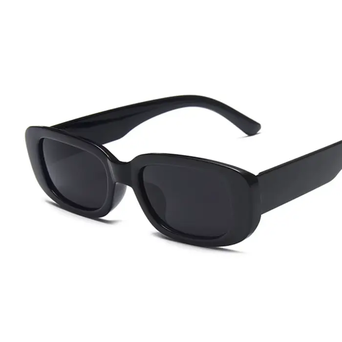 Lunettes de soleil rectangulaires rétro pour femmes, nouvelle mode, vintage, marque de créateur, pop