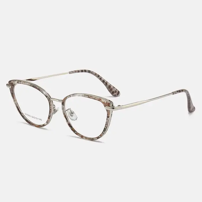 KANSEPT luxe mode oeil de chat noir femmes lunettes optique-lunetterie Anti bleu lentilles cadre