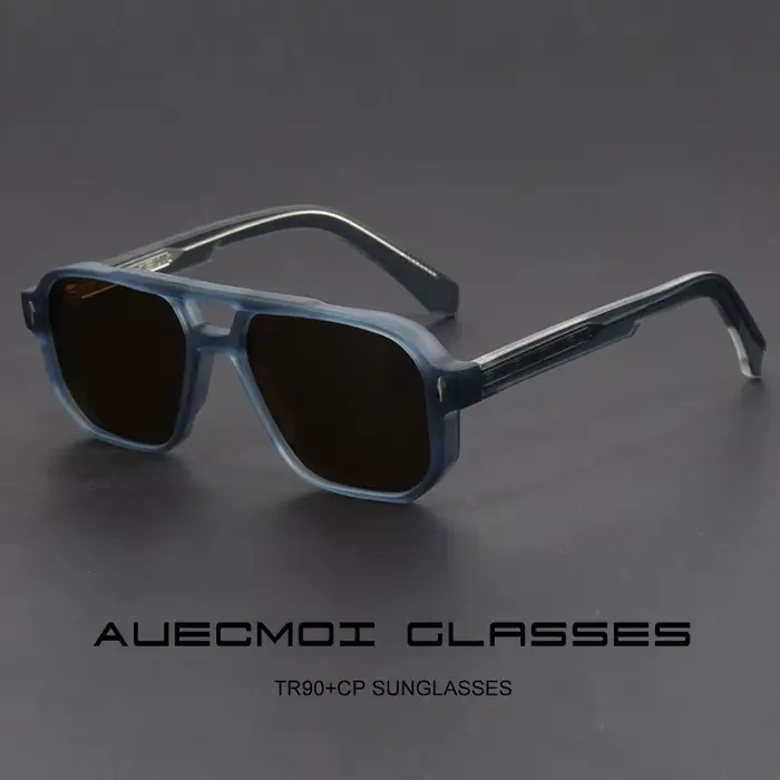 Vintage Punk pilote carré lunettes de soleil femmes pour hommes mode marque de luxe concepteur nuances en plein air