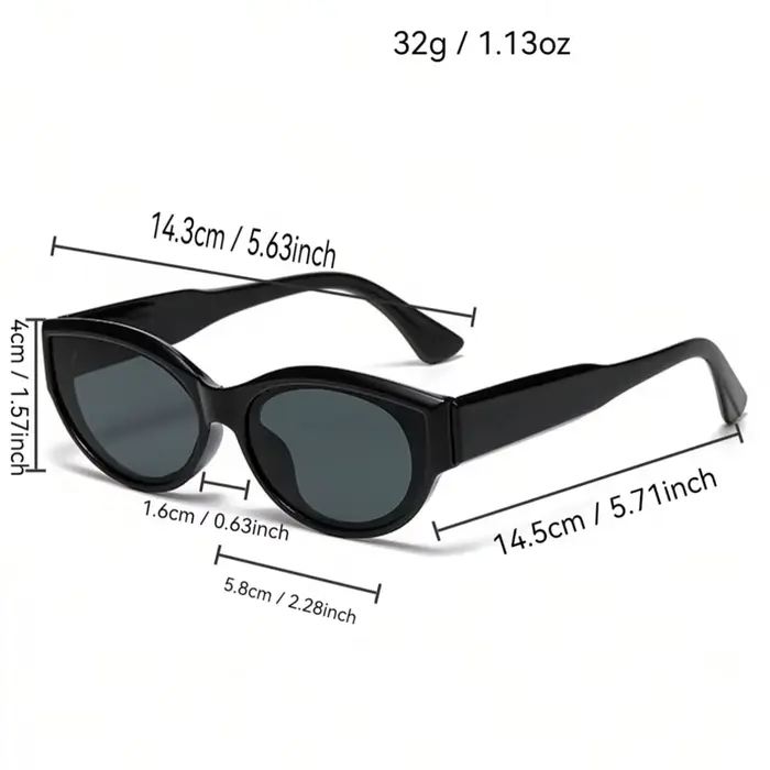 1/4 pièces mode petit œil De chat lunettes De soleil Vintage marque concepteur lunettes De soleil fe