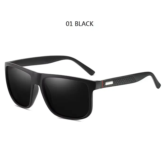 Lunettes de soleil de luxe pour hommes et femmes, pour la conduite et les voyages, de forme carrée, 