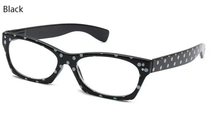 Lunettes de lecture à la mode pour femmes, loupe, imprimé de points, presbytie, hypermétropie, vue +