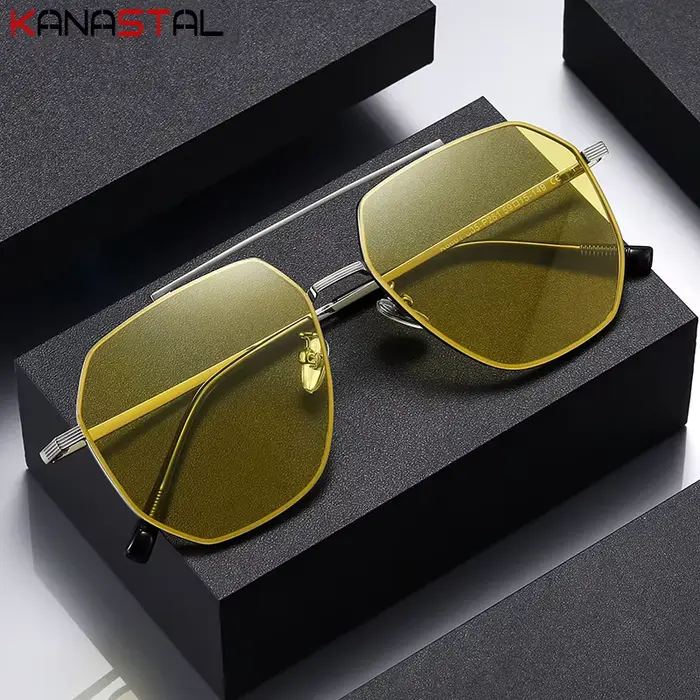 Hommes Vision nocturne lunettes de soleil UV400