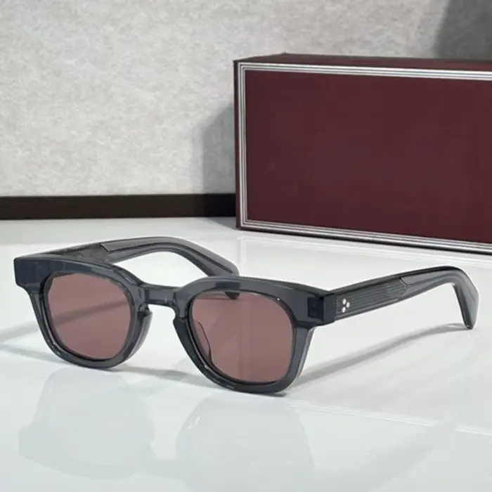 Lunettes de soleil de luxe classiques JULIEN - Modèle rétro artisanal unisexe