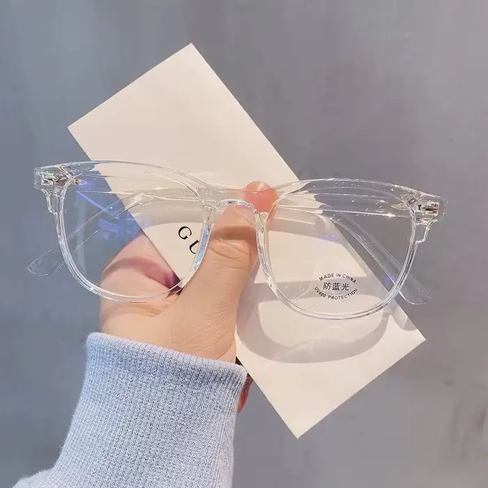 Nouvelles lunettes de myopie transparentes finies pour hommes et femmes