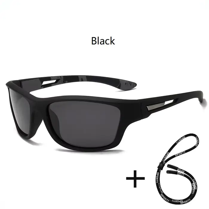 Lunettes de soleil sport tendance avec chaîne pour hommes et femmes, de marque, design rétro, pour l