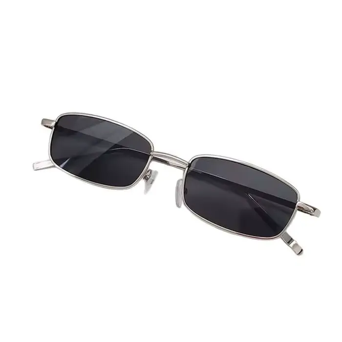 Lunettes de soleil rectangulaires tendance pour hommes et femmes