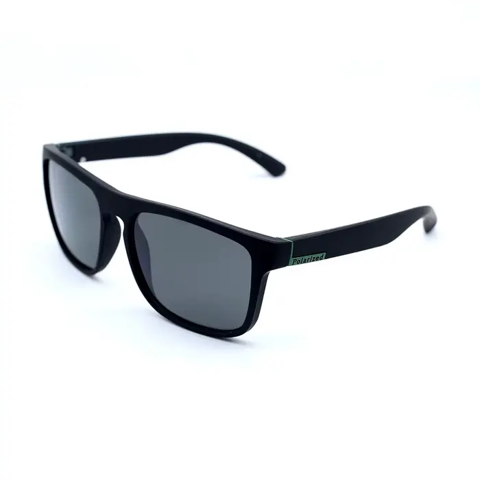 Lunettes de soleil de sport à la mode, Protection UV polarisée, personnalisées, monture carrée en mé