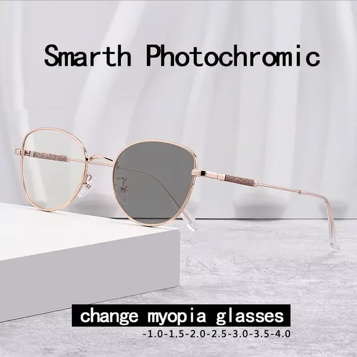 Monture de lunettes pour chat à verres photochromiques