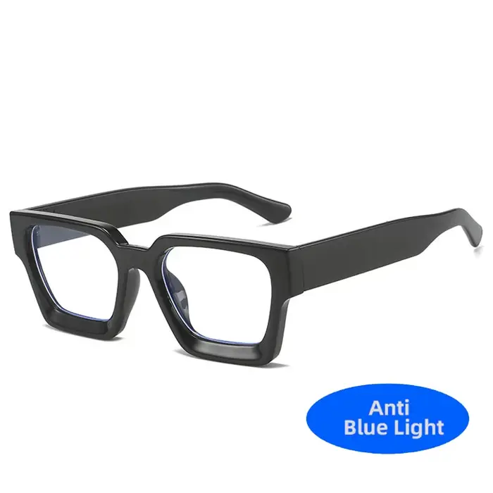 2025 lunettes d'ordinateur transparentes cadre femmes hommes Anti lumière bleue lunettes carrées lun