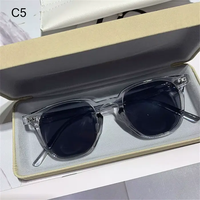 Lunettes de soleil à monture carrée pour femmes, verres à la mode, nuances surdimensionnées, répliqu