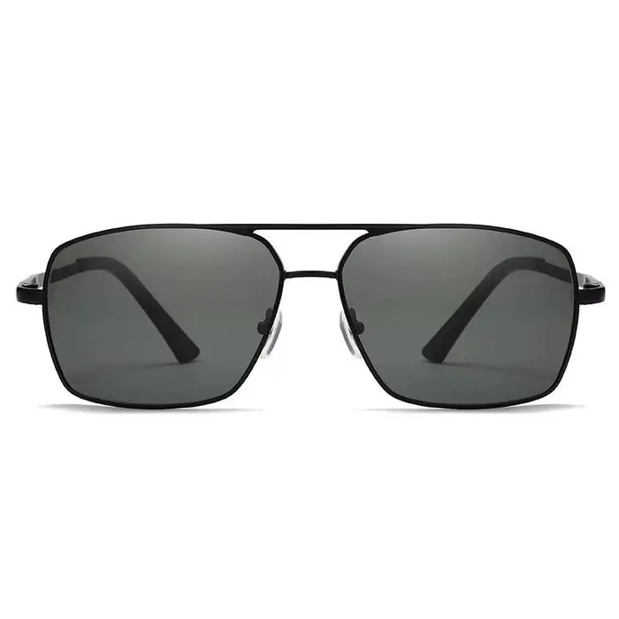 Lunettes de soleil pour myopie pour hommes, à grande monture, à Double faisceau, Anti-éblouissement,