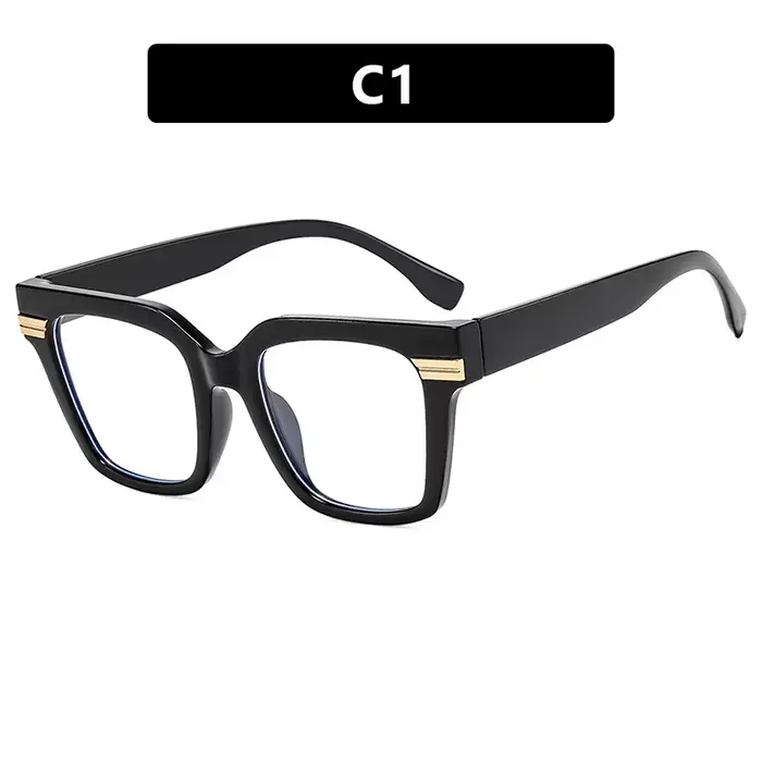 JAEVAR nouveau carré grand cadre lunettes cadre rétro femmes lunettes cadre Anti lumière bleue optiq