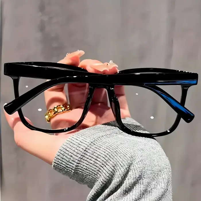 3 paires de lunettes de mode universelles, lunettes à monture carrée, style campus à la mode, montur