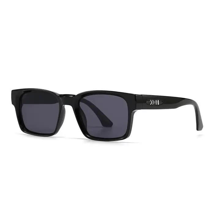 SHAUNA mode femmes lunettes de soleil carrées dégradé nuances UV400 rétro Rivets hommes tendance ver