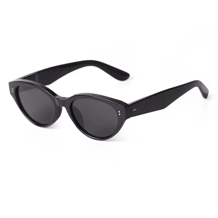 LAURINNY-Lunettes de soleil œil de chat pour femmes, vintage, rétro, marque de styliste, transparent