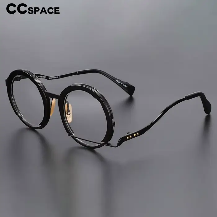 Lunettes rondes rétro faites à la main pour hommes et femmes