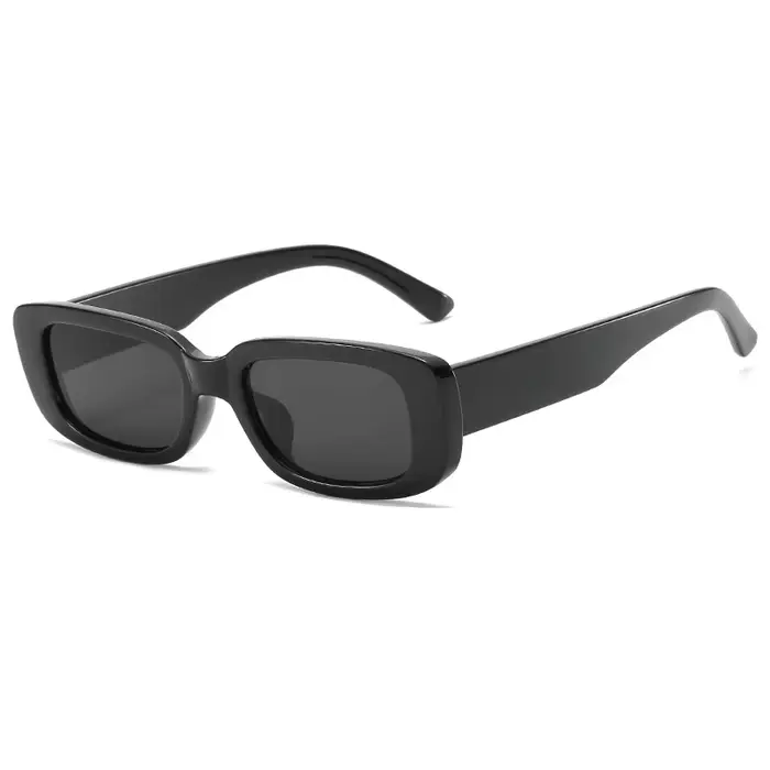 Lunettes de soleil carrées pour femmes, monture en plastique, dégradées, tendance, de marque, protec