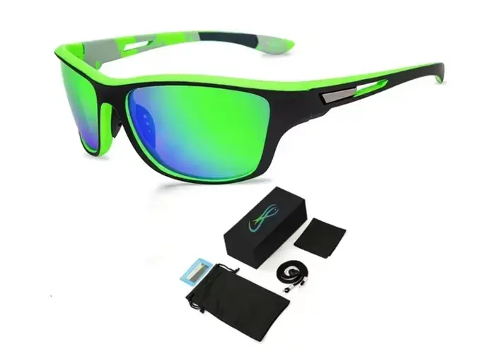 Lunettes de soleil de pêche polarisées de luxe
