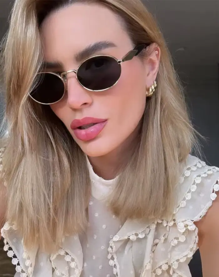 Lunettes de soleil ovales rétro tendance pour femmes et hommes
