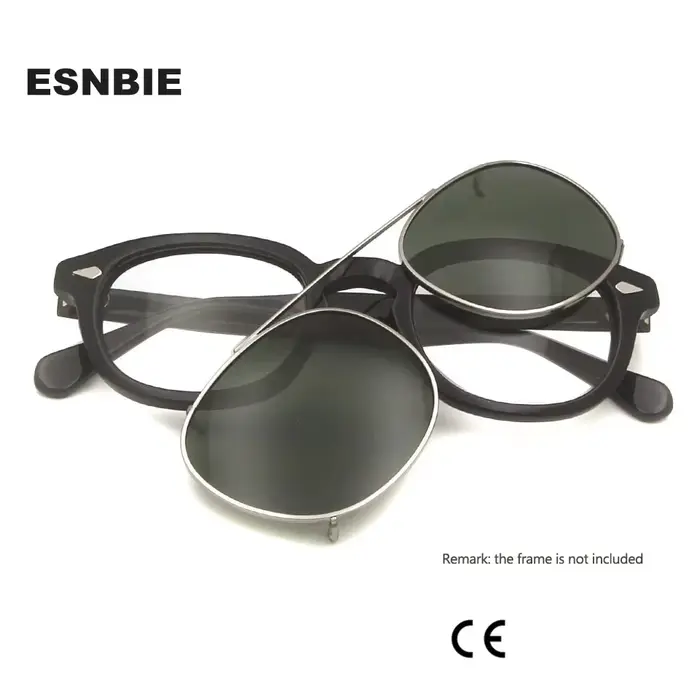 Lunettes de soleil polarisées à clipser pour hommes et femmes