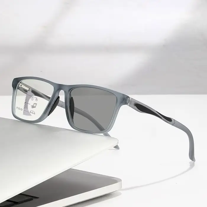 Lunettes de lecture multifocales à la mode, lunettes de lecture photochromiques haute définition, lu