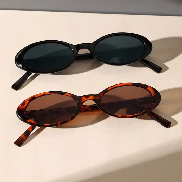 Lunettes de soleil ovales vintage 2026 pour hommes