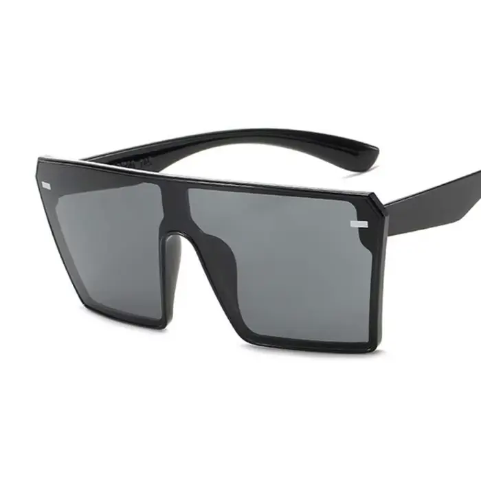 Lunettes de soleil carrées vintage pour femmes, lunettes de soleil en plastique nickel é, lunettes d