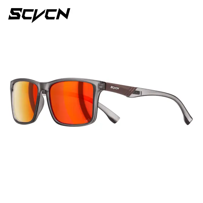 Lunettes de soleil polarisées SCVCN pour la pêche en mer et la plage, lunettes de sport d'extérieur,