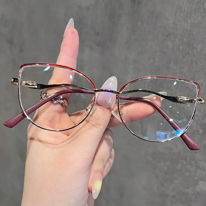 Lunettes unies à la mode pour femmes