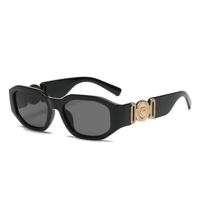 LONSY mode lunettes De soleil carrées femme marque Design noir dégradé lunettes De soleil femme gran