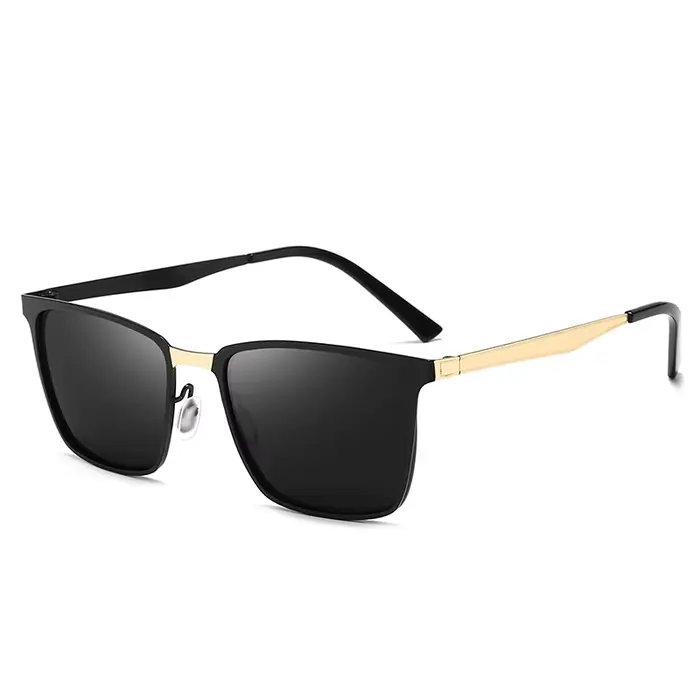 Lunettes de soleil polarisées pour hommes et femmes marque Design carré cadre