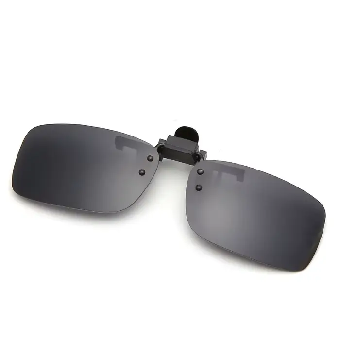 Lunettes UV400 polarisées à clipser, anti-éblouissement, pour la conduite, les fêtes, l'usage quotid