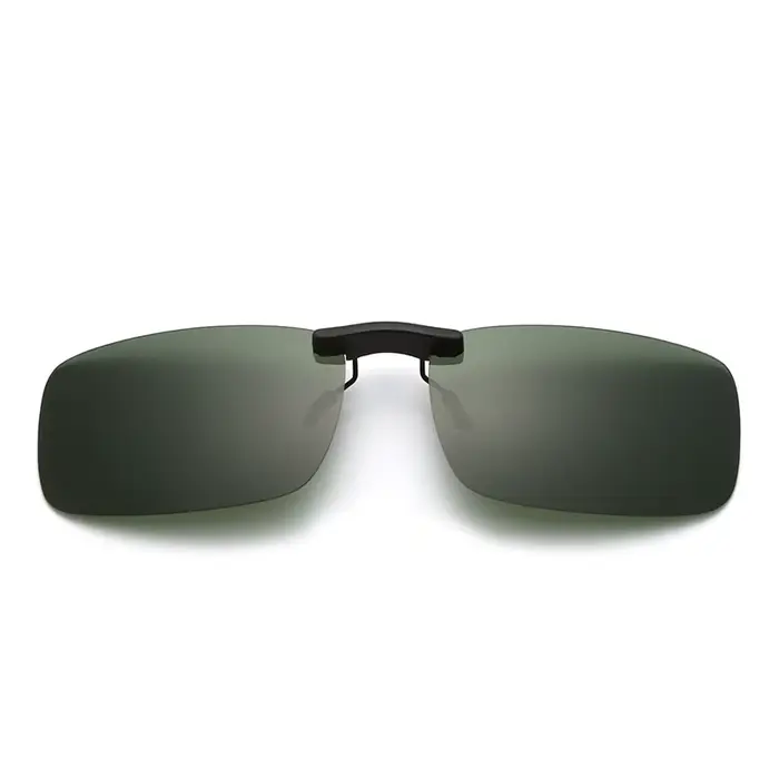 Hommes sans monture rabattable pince sur lunettes de soleil pour myopie lunettes femmes polarisées p
