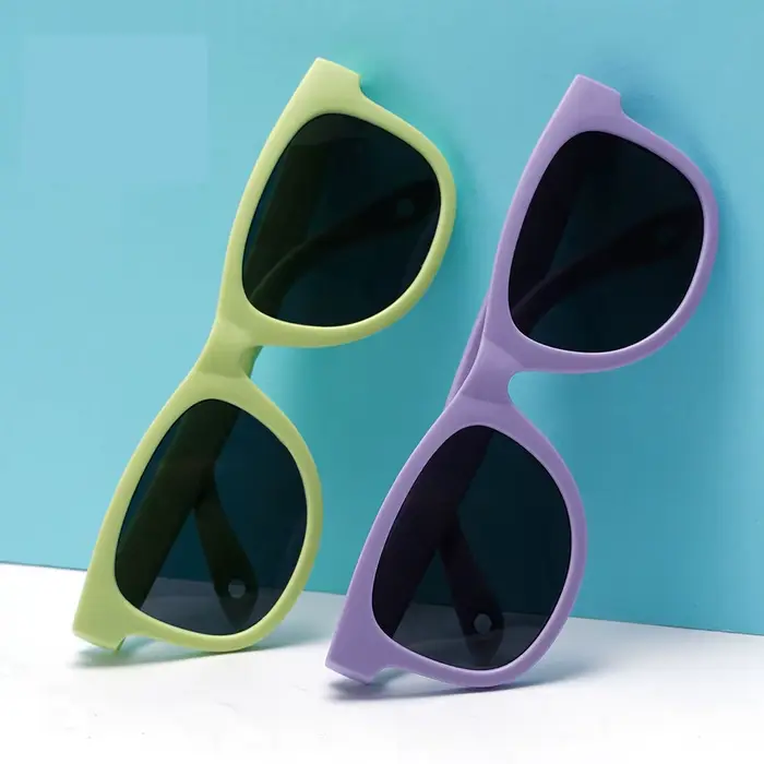 KLASSNUM nouveau-nés enfants lunettes de soleil lentille polarisée cadre Flexible bébé 0-24 mois