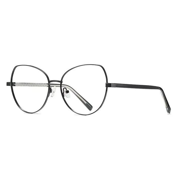 Fashioin-Monture de lunettes en alliage à jante complète pour femmes, lunettes optiques pour femmes 