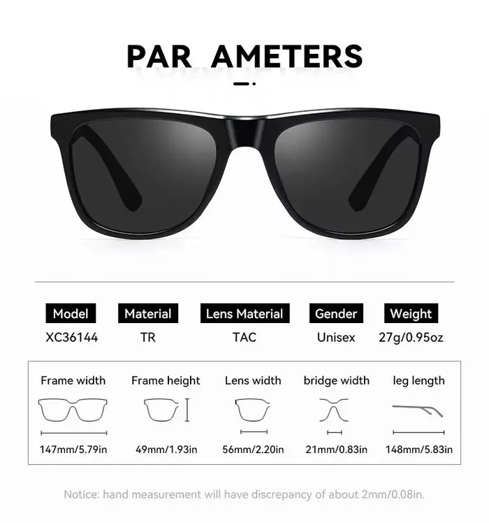 Lunettes de soleil polarisées Vintage carrées de luxe pour hommes femmes mode voyage voiture conduite Anti-éblouissement