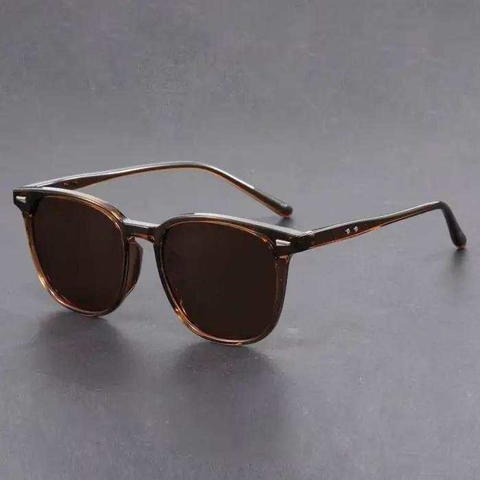 Lunettes de soleil carrées vintage pour femmes et hommes