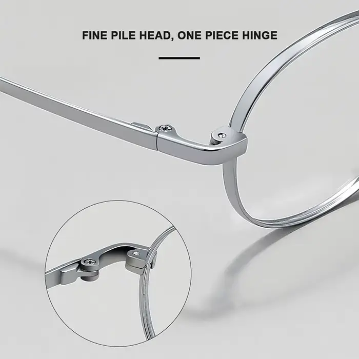 Lunettes rondes rétro ultralégères pour hommes et femmes, lunettes de luxe, lunettes de mode d'affai