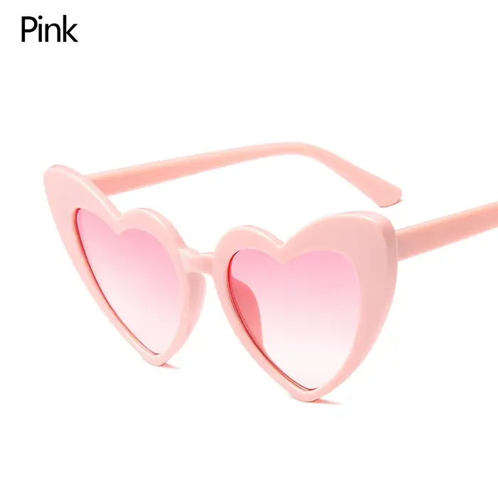 Lunettes de soleil vintage Love Coussins pour femmes, lunettes de protection UV400, lunettes en form