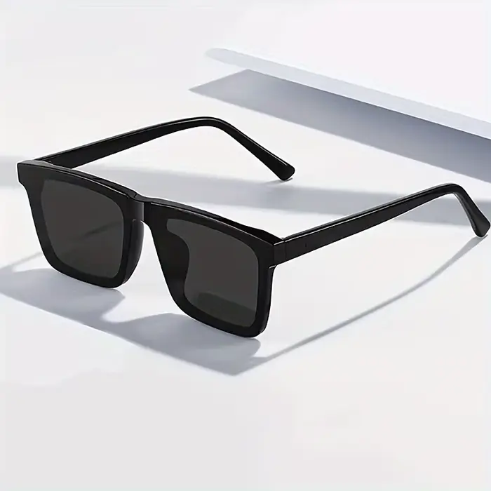 Lunettes de soleil oversize à monture plate, style rétro, pour hommes et femmes, parfaites pour les 