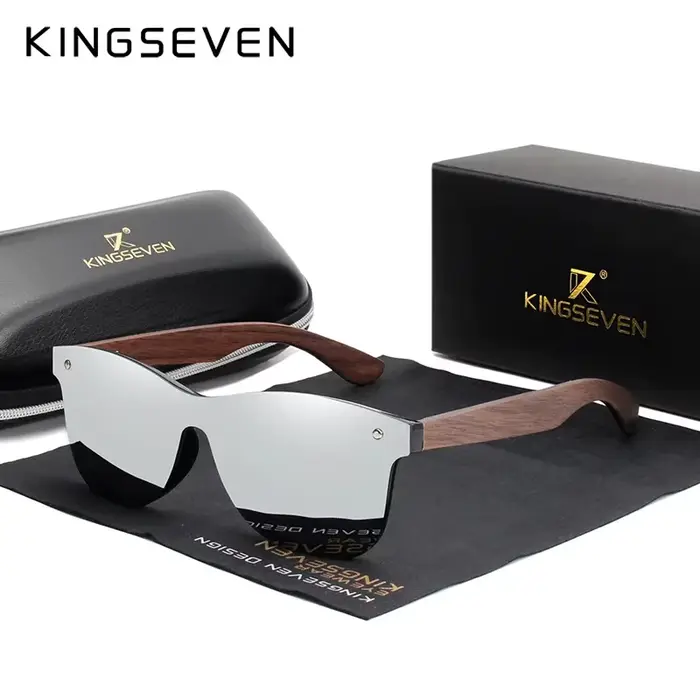 KINGSEVEN-Lunettes de soleil polarisées faites à la main pour hommes et femmes, Brochure, Lunettes e
