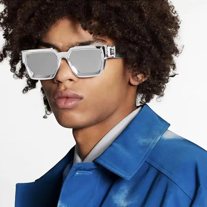 Marque Luxe Personnalisée Lunettes Soleil Surdimensionnées Hommes Vintage Carré Millionnaire