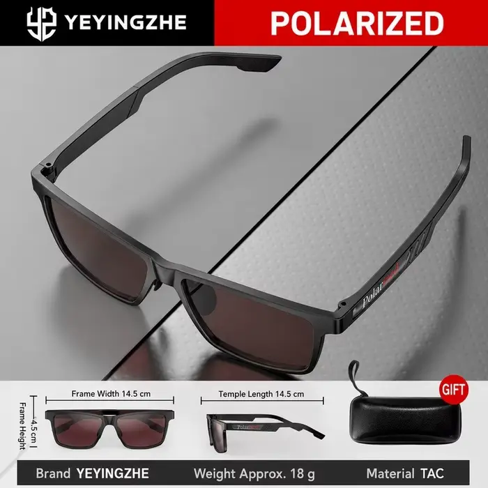 Lunettes de soleil sport polarisées UV400 photochromiques vision nocturne unisexe pour le cyclisme, 