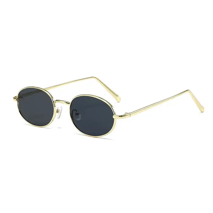 Lunettes de soleil rétro unisexes à la mode, lunettes de soleil en métal rétro pour le soleil, les s