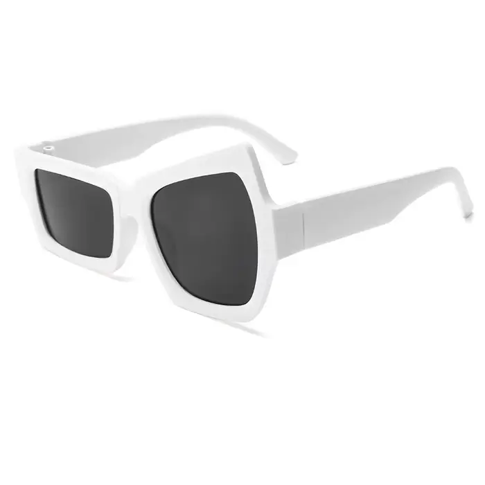 Sourcils lunettes de soleil femmes hommes polygone Vintage marque concepteur carré lunettes de solei