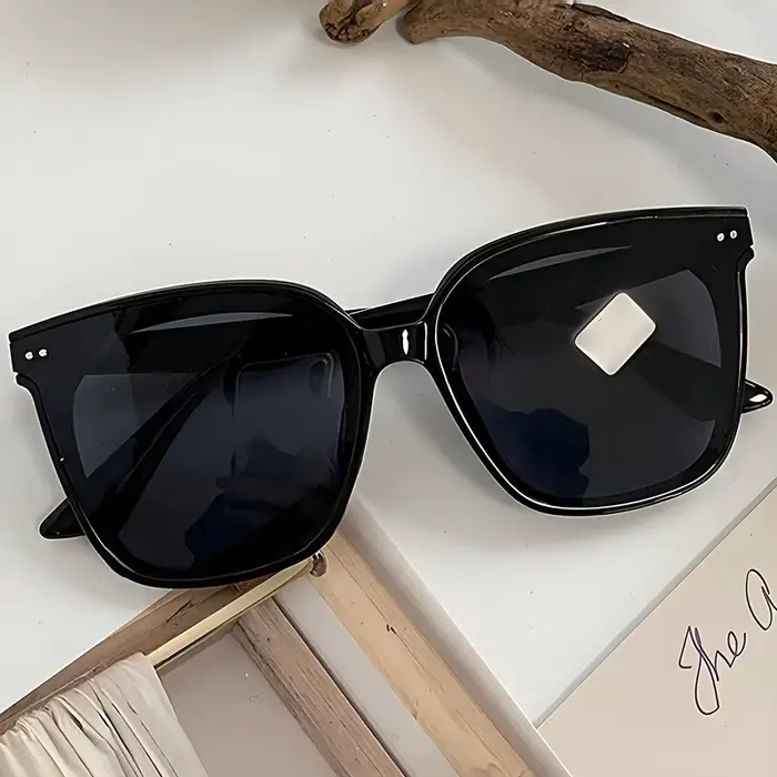 Lunettes surdimensionnées rétro Style Hong Kong pour femmes, accessoires de mode décoratifs pour Occ