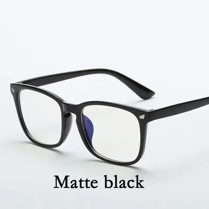 Lunettes bloquant la lumière bleue adaptées aux hommes et aux femmes, non métalliques, adaptées aux 