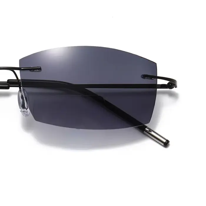 Lunettes de lecture bifocales sans cadre pour hommes